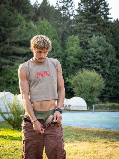 "Vintage-Fit" CROP TOP tank