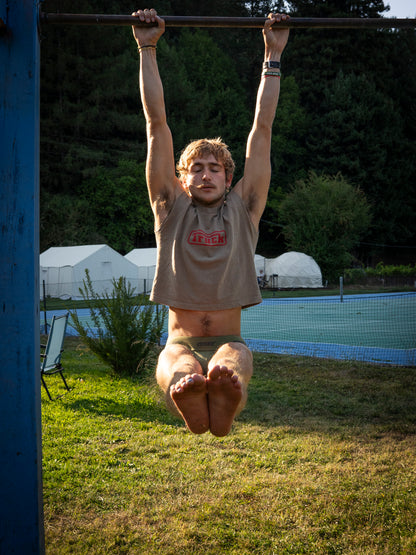 "Vintage-Fit" CROP TOP tank